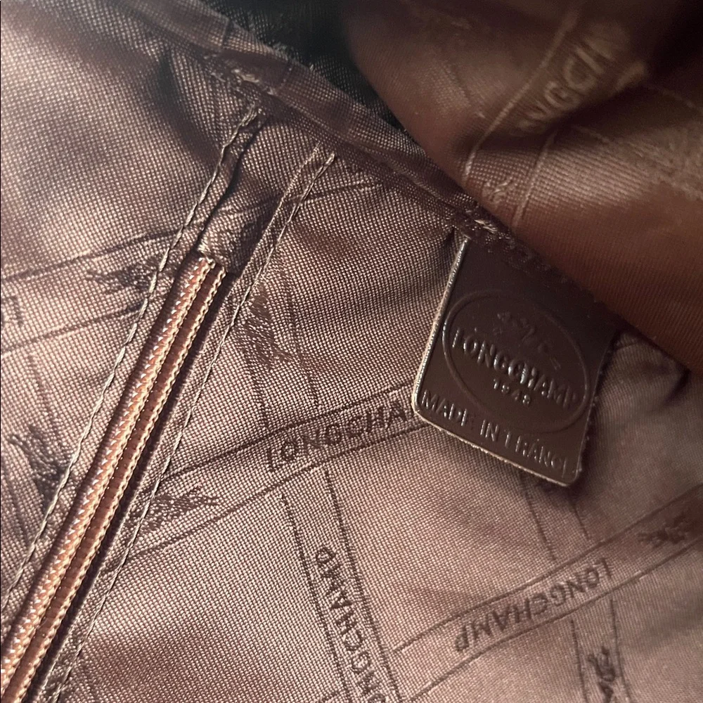 Longchamp croc embossed leather tote - Picture 7 of 11